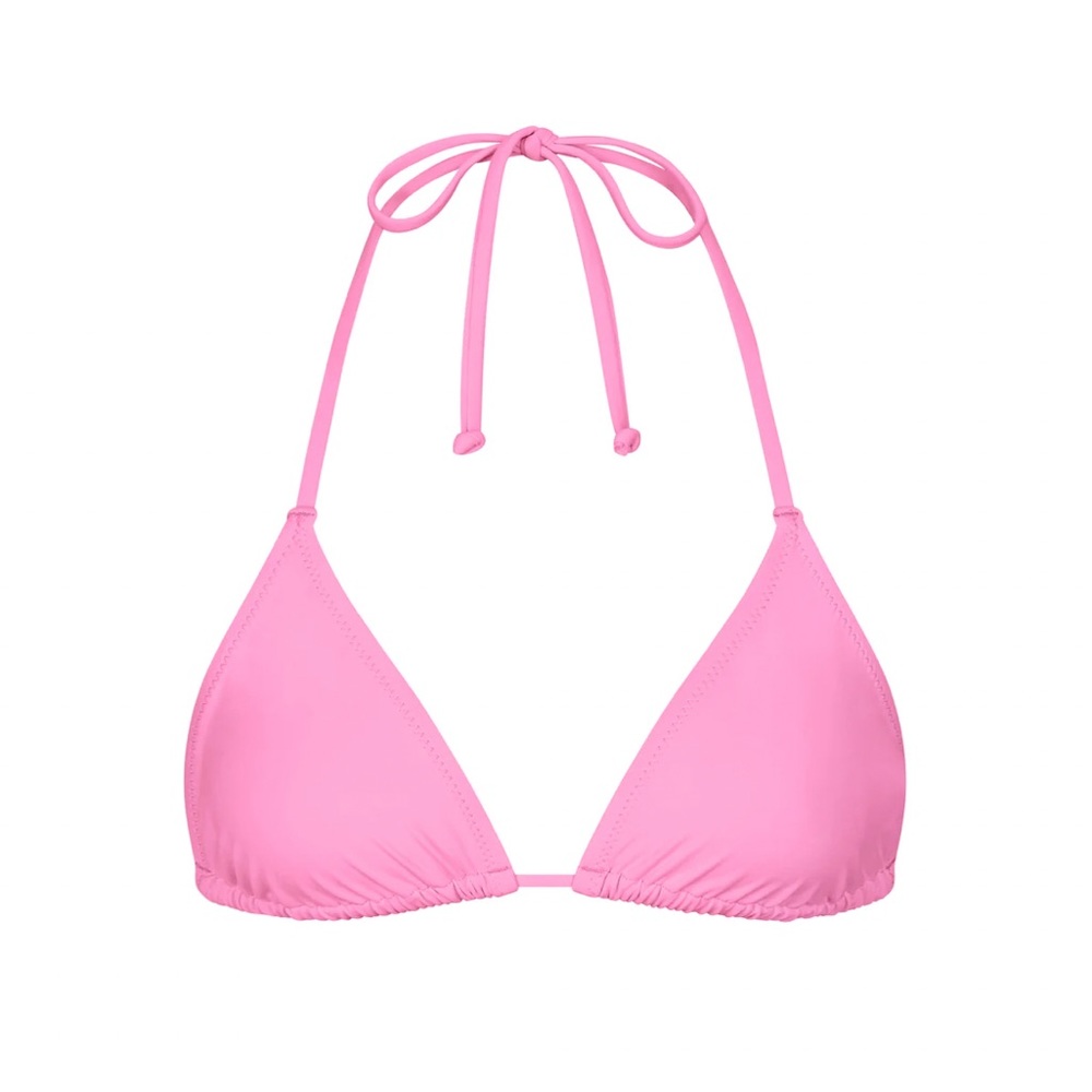 SKIMS SWIM TRIANGLE TOP Pink Size M NWT
